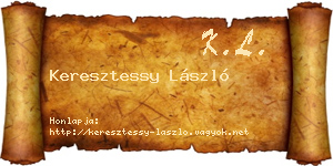 Keresztessy László névjegykártya